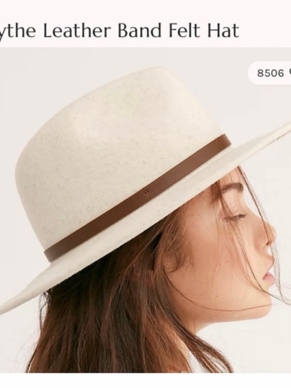 Free People Wool Fedora Wyeth Rodeo Hat One Size Western Boho